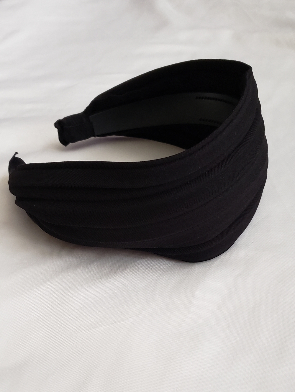 Large Black Headband Wrap